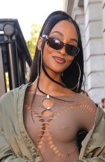 JOURDAN DUNN Arrives at Poster Girl Fashion Show in London 09/16/2022