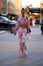 JOY CORRIGAN Arrives at Standard Hotel for a NYFW Event in New York 09/10/2022