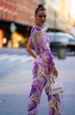 JOY CORRIGAN Arrives at Standard Hotel for a NYFW Event in New York 09/10/2022
