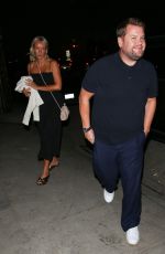 JULIA CAREY and James Corden at Giorgio Baldi in Santa Monica 09/01/2022