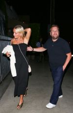 JULIA CAREY and James Corden at Giorgio Baldi in Santa Monica 09/01/2022