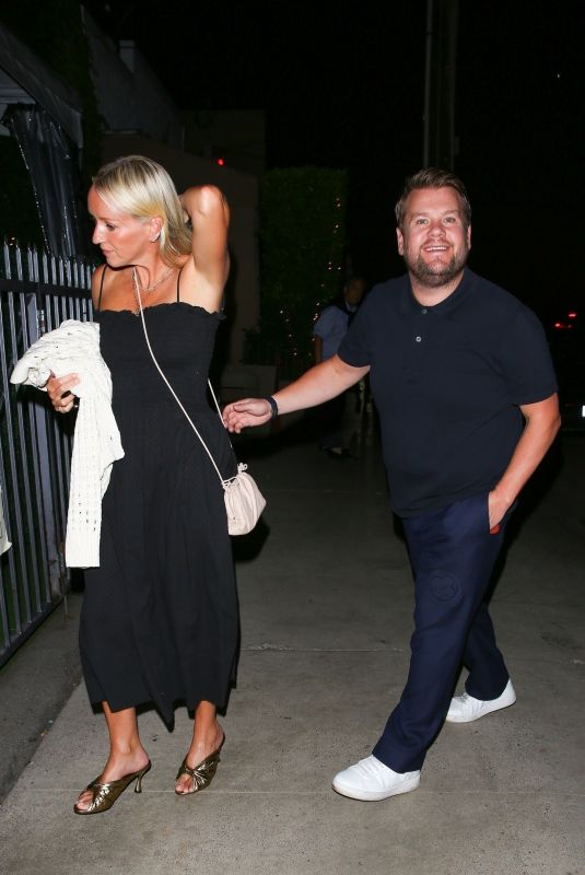 JULIA CAREY and James Corden at Giorgio Baldi in Santa Monica 09/01/2022