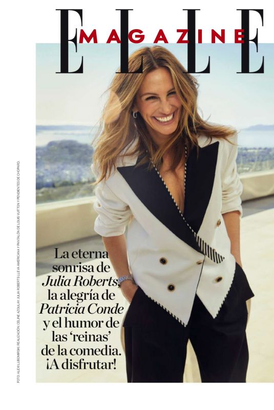 JULIA ROBERTS for Elle Magazine, Spain August 2022