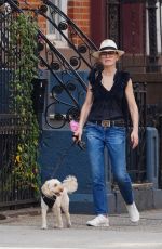 JULIANNA MARGUILES Out with Her Dog in New York 08/31/2022