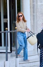 JULIANNE MOORE Out and About in Venice 09/02/2022