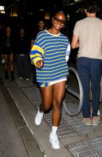 JUSTINE SKYE Night Out in New York 09/10/2022