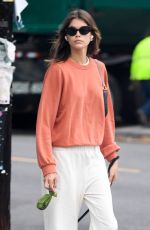 KAIA GERBER Out for Morning Coffee in Los Angeles 09/17/2022