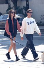KAIA GERBER Out with a Friend and Her Dog in Los Feliz 09/16/2022