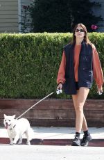 KAIA GERBER Out with a Friend and Her Dog in Los Feliz 09/16/2022