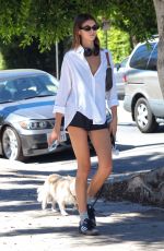 KAIA GERBER Out with Her Dog in Los Angeles 09/24/2022