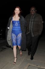 KAREN ELSON Arrives at Burberry Spring/Summer 2023 Aftershow Party in London 09/26/2022