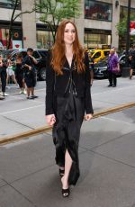 KAREN GILLAN Arrives at Brandon Maxwell Fashion Show in New York 09/13/2022