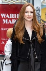KAREN GILLAN Arrives at Brandon Maxwell Fashion Show in New York 09/13/2022