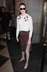 KAREN GILLAN Arrives at Carolina Herrera Fashion Show in New York 09/12/2022
