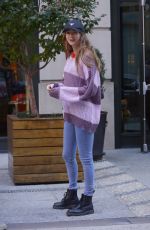 KAREN GILLAN Out for Coffee in New York 09/27/2022