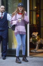 KAREN GILLAN Out for Coffee in New York 09/27/2022