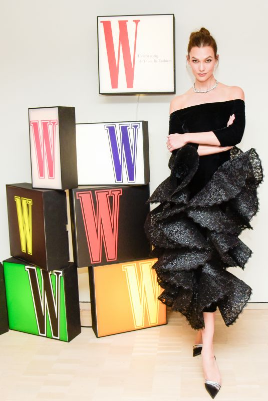 KARLIE KLOSS at Bergdorf Goodman Celebrates W