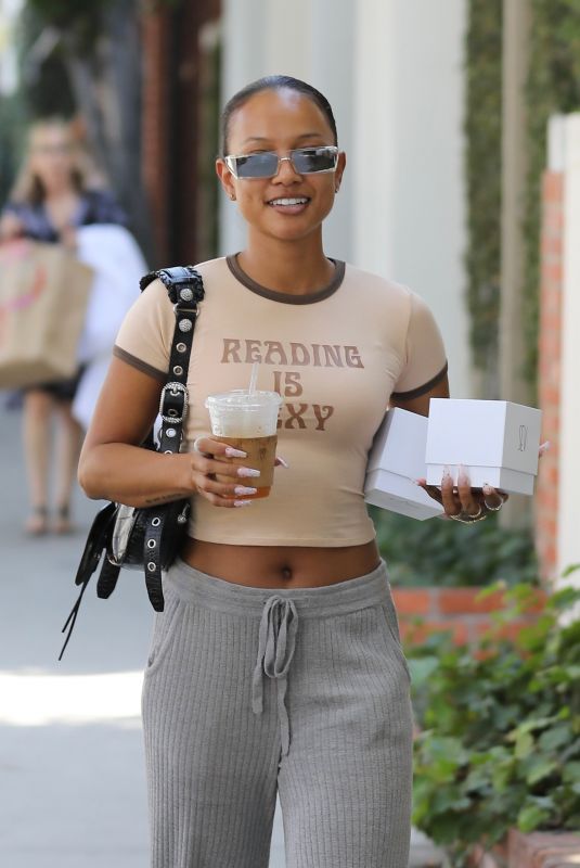 KARRUECHE TRAN Leaves Kate Somerville in West Hollywood 09/29/2022