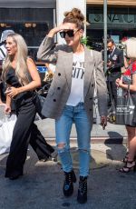 KATE BECKINSALE Leaves Naeem Khan Fashion Show in New York 09/09/2022