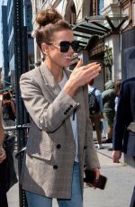 KATE BECKINSALE Leaves Naeem Khan Fashion Show in New York 09/09/2022