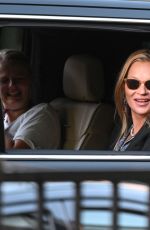 KATE MOSS Arrives at JFK Airport in New York 09/08/2022