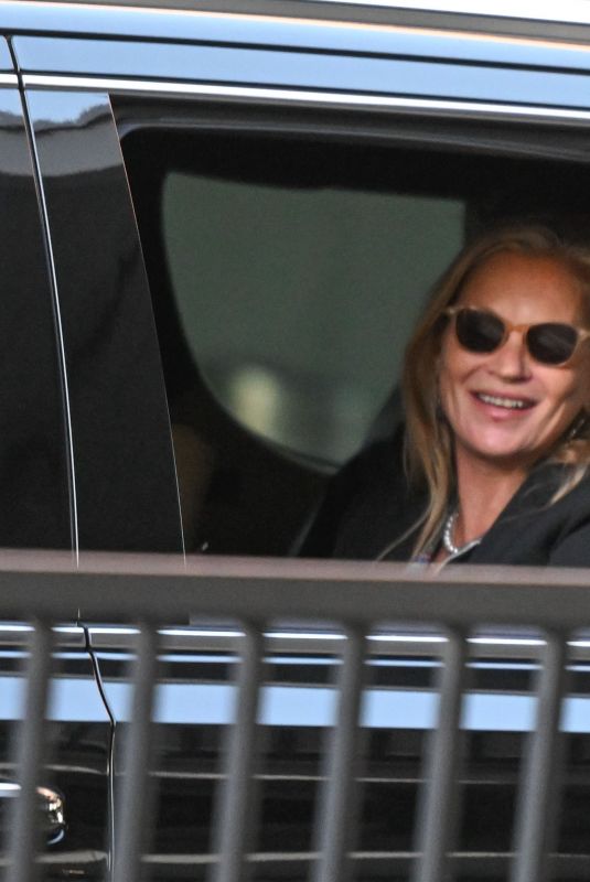 KATE MOSS Arrives at JFK Airport in New York 09/08/2022