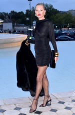 KATE MOSS Arrives at Saint Laurent Show at Paris Fashion Week 09/27/2022