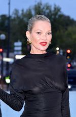 KATE MOSS Arrives at Saint Laurent Show at Paris Fashion Week 09/27/2022