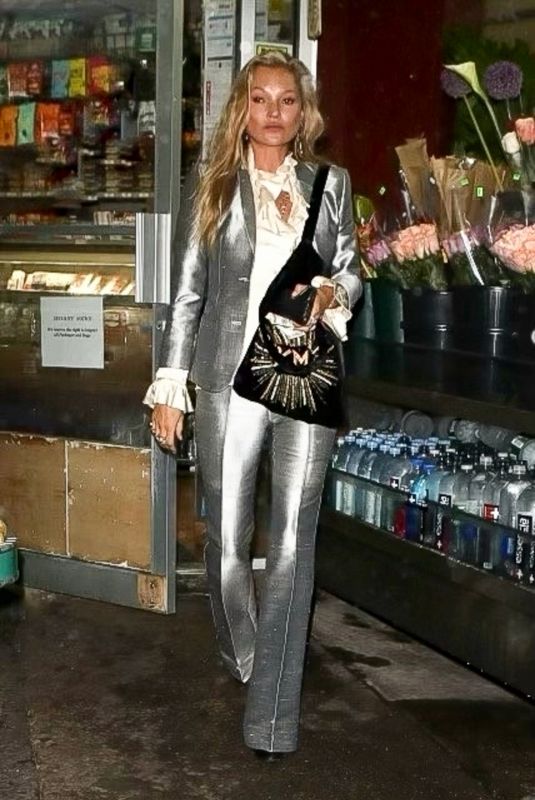 KATE MOSS Night Out in New York 09/11/2022