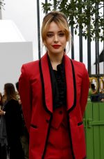 KATHERINE LANGFORD Arrives at Dior Fashion Show in Paris 09/27/2022