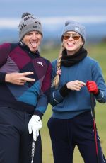 KATHRYN NEFTON Playing Golf at Alfred Dunhill Links Championship in Scotland 09/28/2022