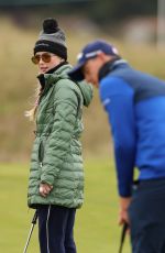 KATHRYN NEFTON Playing Golf at Alfred Dunhill Links Championship in Scotland 09/28/2022