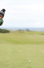 KATHRYN NEFTON Playing Golf at Alfred Dunhill Links Championship in Scotland 09/28/2022