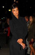 KATIE HOLMES Arrives at Tom Ford Fashion Show in New York 09/14/2022
