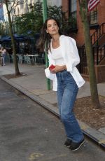 KATIE HOLMES in Denim Out in New York 09/05/2022