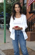 KATIE HOLMES in Denim Out in New York 09/05/2022