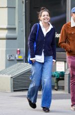 KATIE HOLMES in Denim Out with Friend in New York 09/23/2022