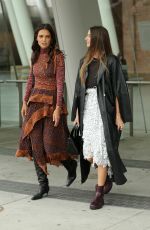 KATIE HOLMES Leaves Ulla Johnson Show at New York Fashion Week 09/11/2022