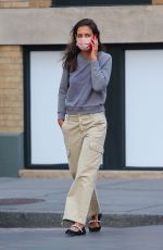KATIE HOLMES Out and About in New York 09/13/2022