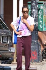 KATIE HOLMES Out and About in New York 09/16/2022