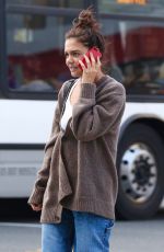 KATIE HOLMES Out and About in New York 09/20/2022