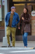 KATIE HOLMES Out with a Friend in New York 09/23/2022