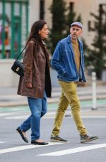 KATIE HOLMES Out with a Friend in New York 09/23/2022
