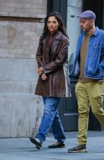 KATIE HOLMES Out with a Friend in New York 09/23/2022