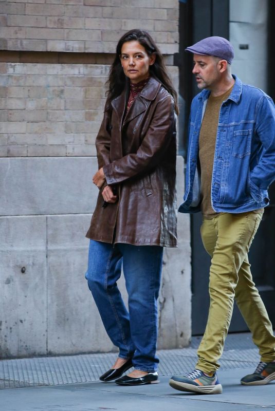 KATIE HOLMES Out with a Friend in New York 09/23/2022