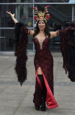 KATYA JONES at Wicked Witch for Snow White and The Seven Dwarfs Panto Photo Call in Manchester 09/04/2022