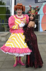 KATYA JONES at Wicked Witch for Snow White and The Seven Dwarfs Panto Photo Call in Manchester 09/04/2022