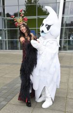 KATYA JONES at Wicked Witch for Snow White and The Seven Dwarfs Panto Photo Call in Manchester 09/04/2022