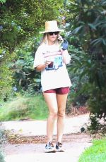 KEELEY HAZELL Out with Her Dog in Los Angeles 09/17/2022