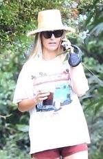 KEELEY HAZELL Out with Her Dog in Los Angeles 09/17/2022